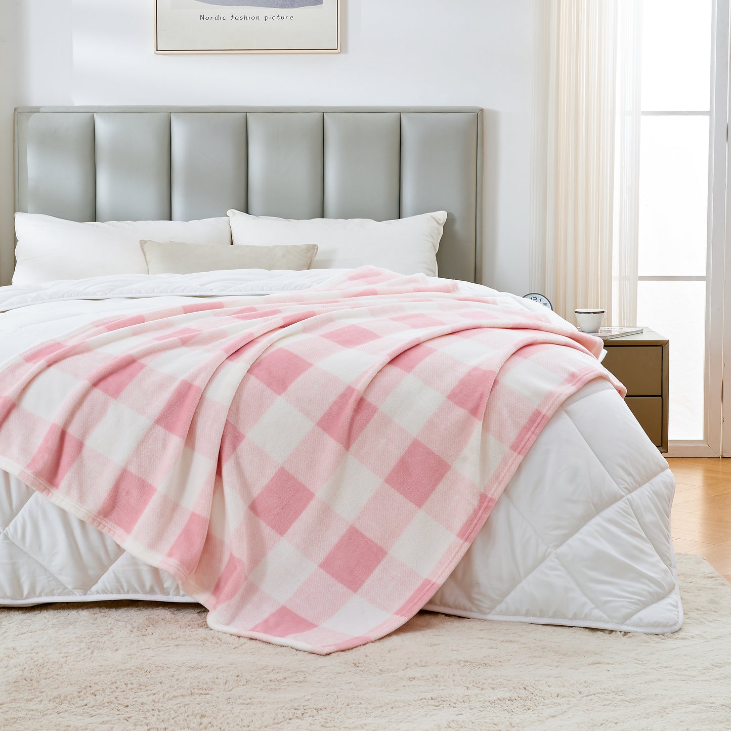 Classic Checkered Flannel Blanket