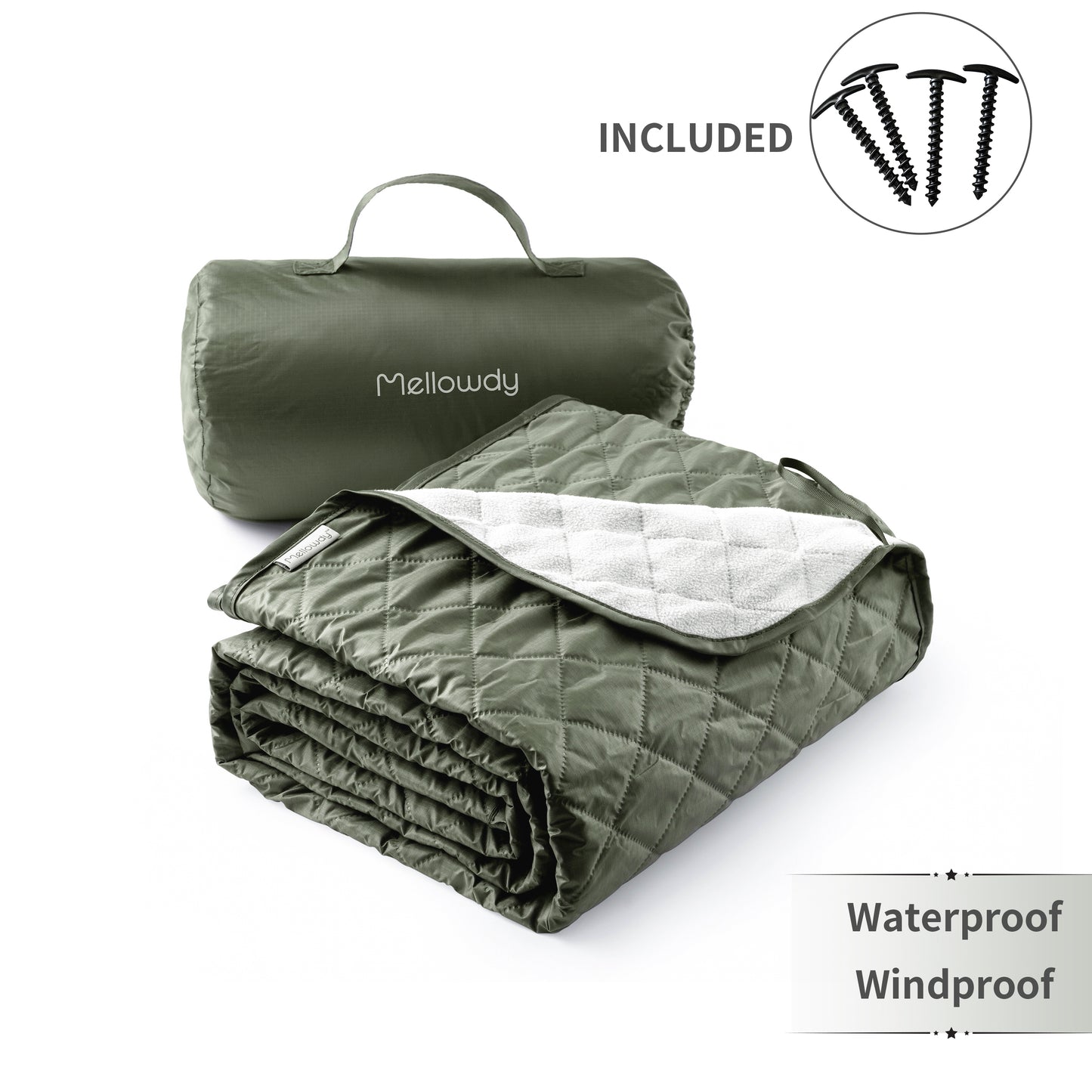 Easy-Carry Utility Blanket for Outdoors