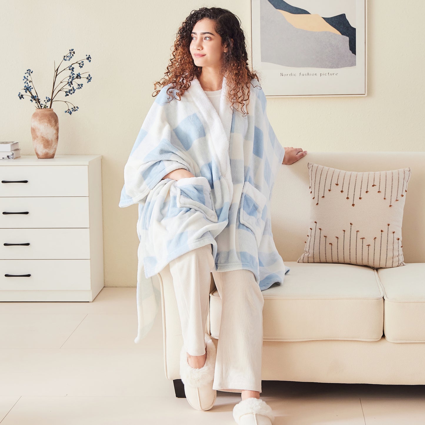 ULazy Poncho Wearable Blanket