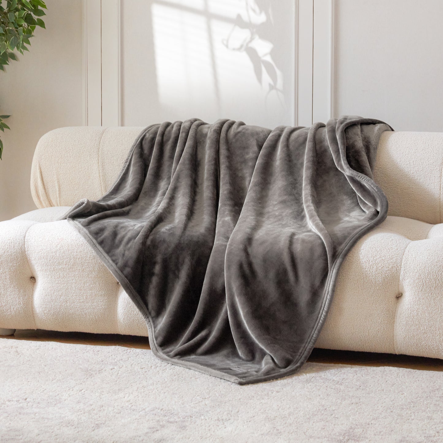 Extra Thick Hearty Plush Flannel Blanket