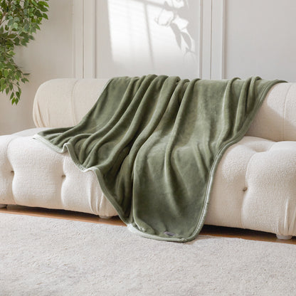 Extra Thick Hearty Plush Flannel Blanket