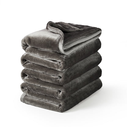 Extra Thick Hearty Plush Flannel Blanket