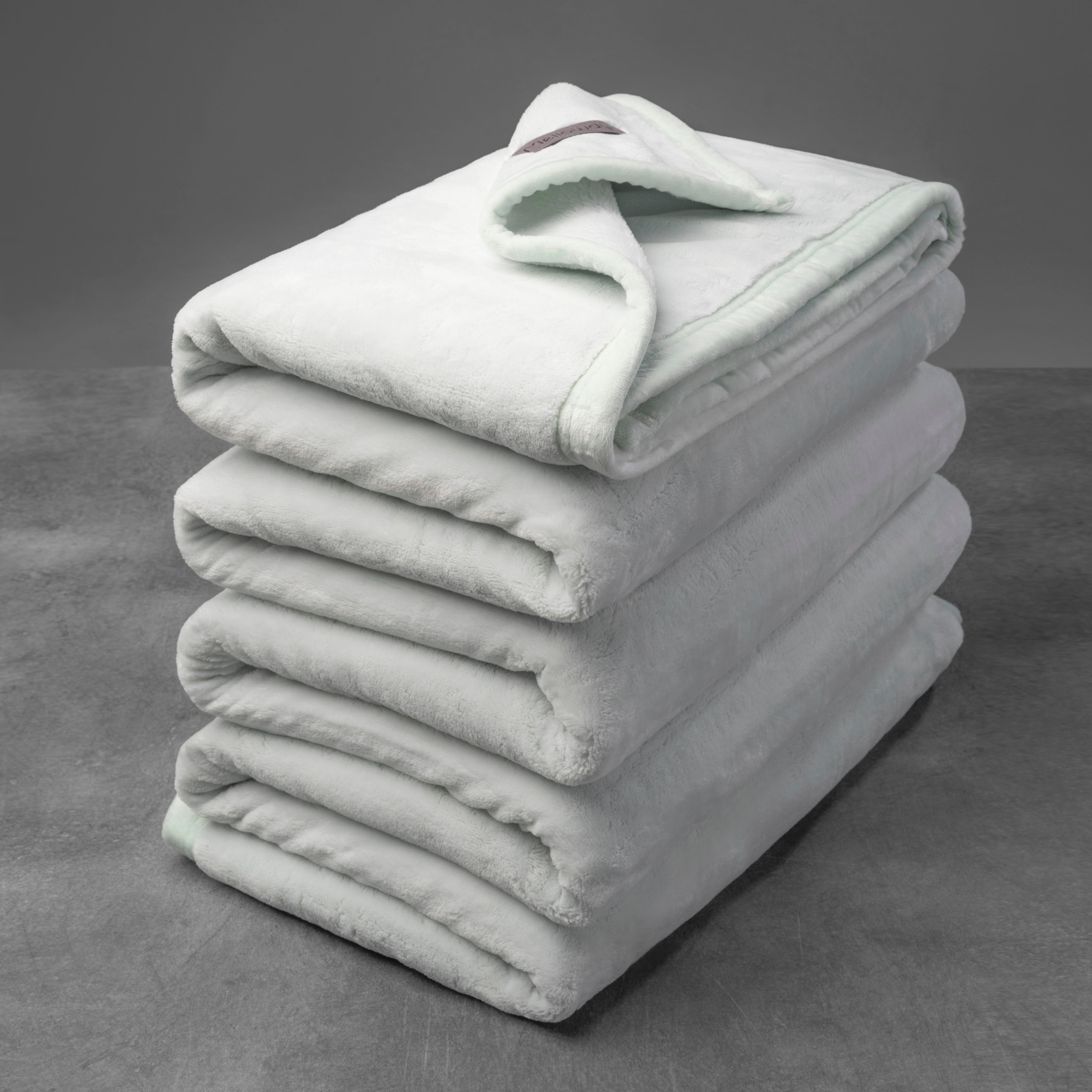 Extra thick plush blanket sale