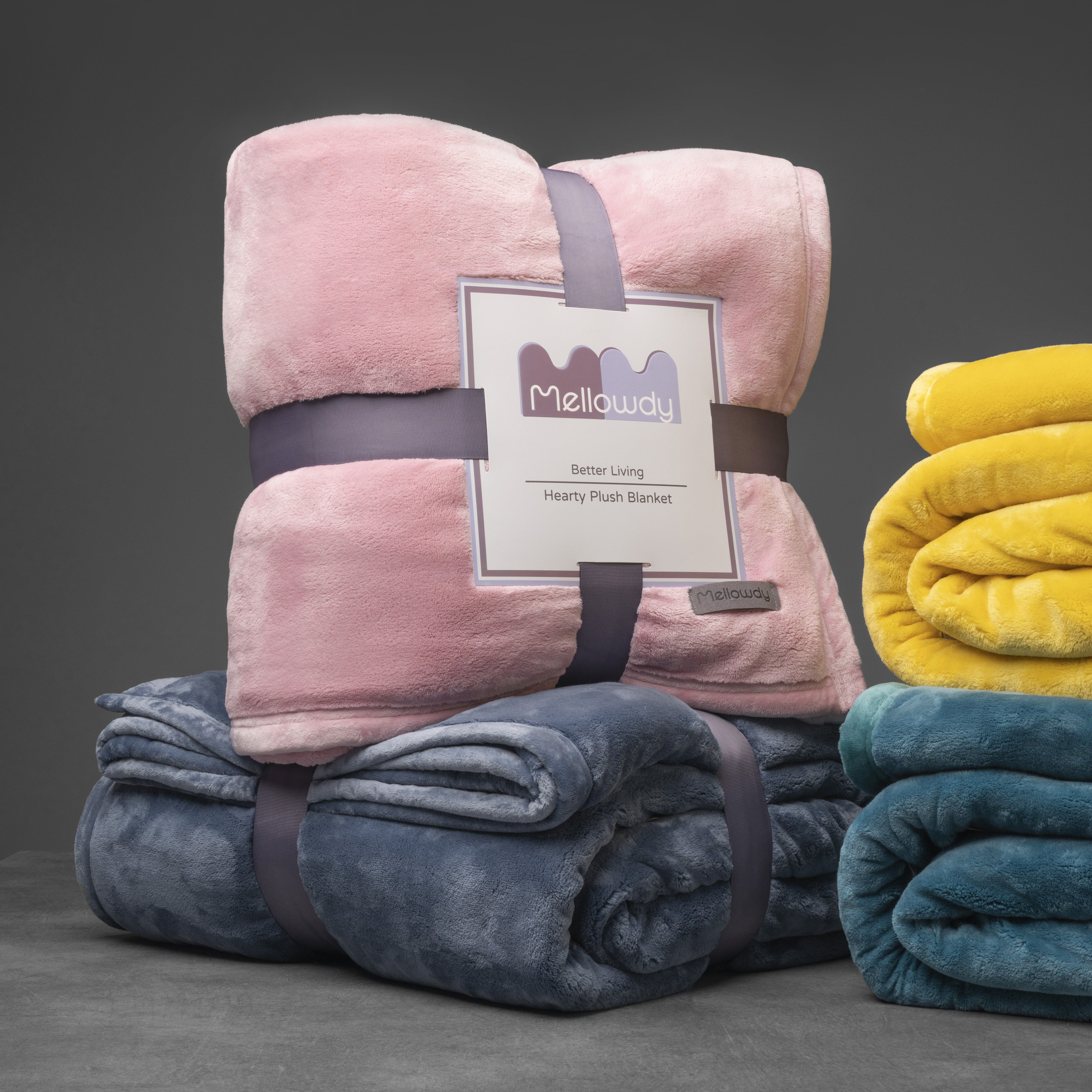 Extra Thick Hearty Plush Flannel Blanket Mellowdy