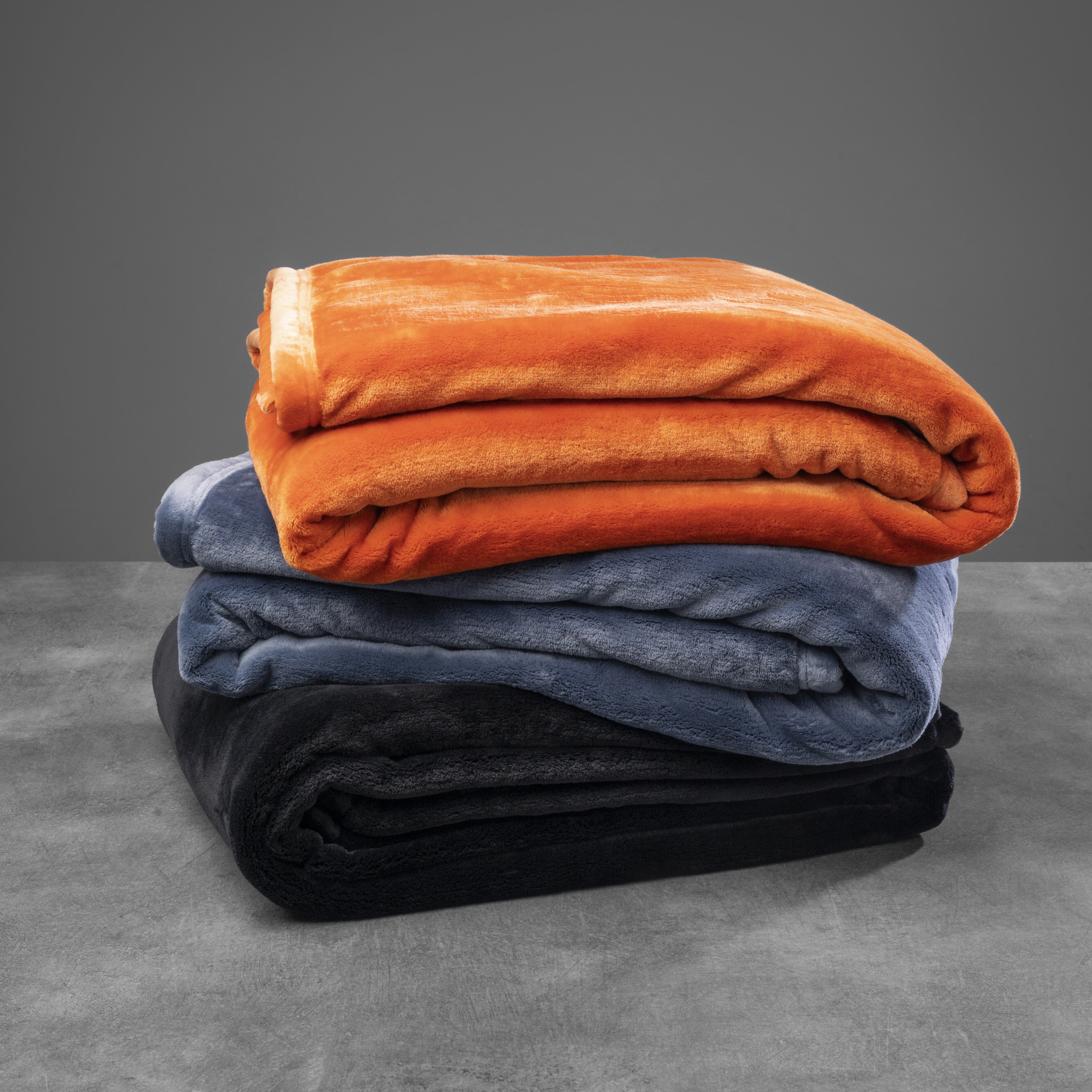 Burnt orange best sale fleece blanket