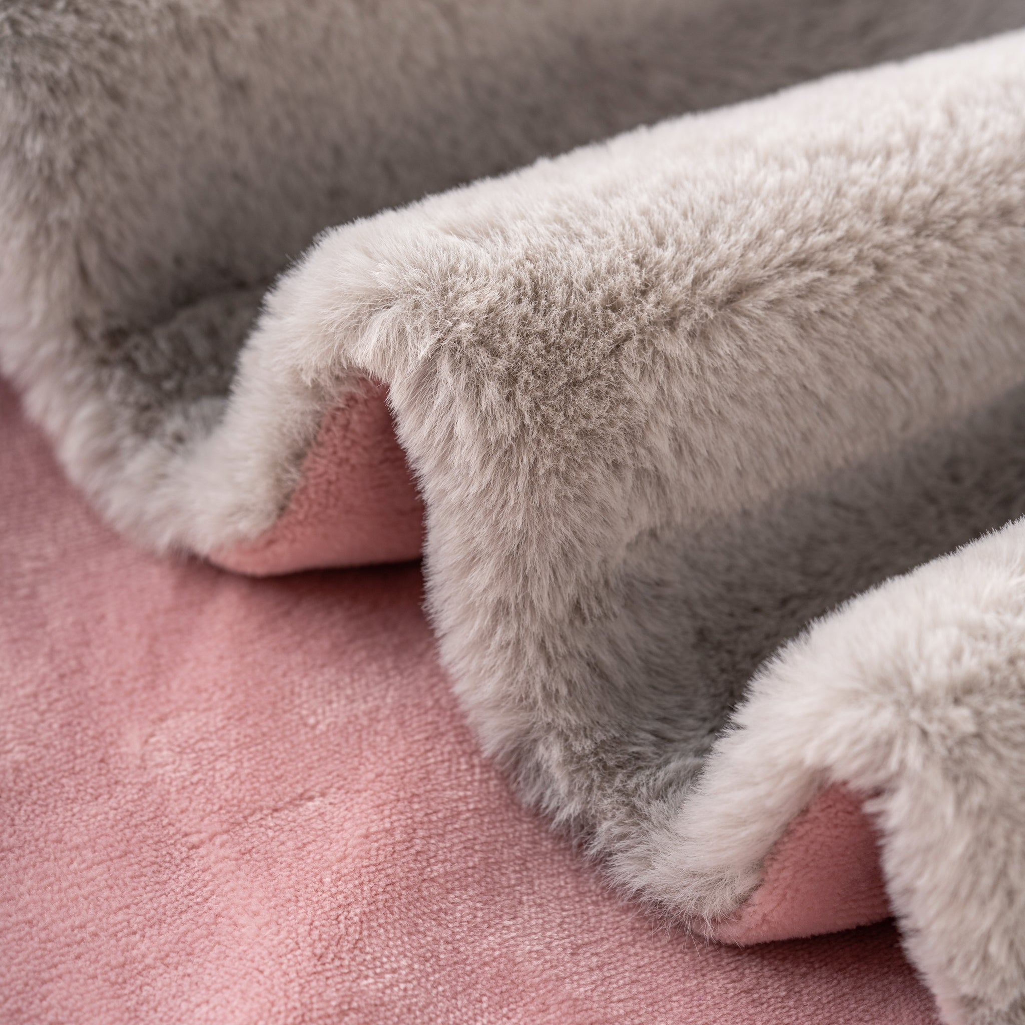 Mohair and Rabbit Fur Blanket outlet