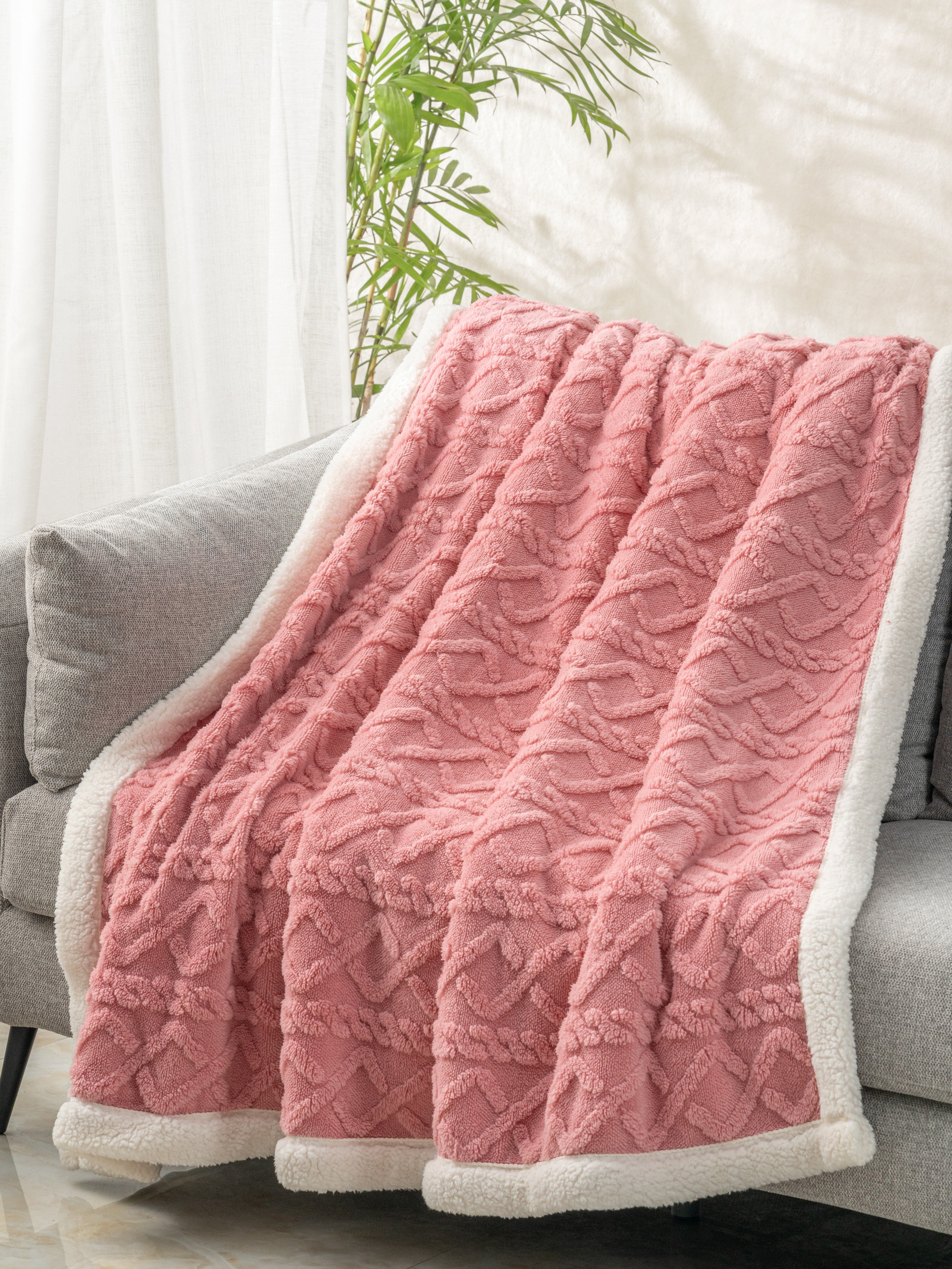 Blanket discount pink fluffy